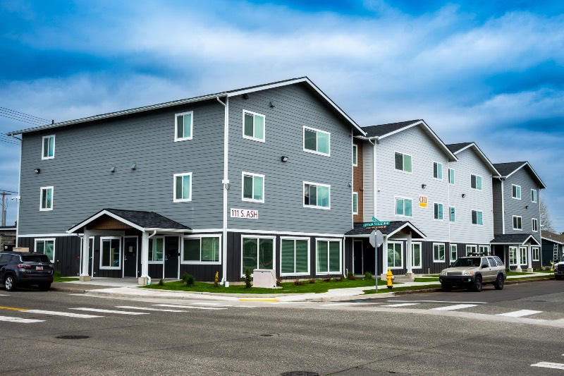 This is an exterior photo of the Ash Street apaartments. It is for decorative purposes only.